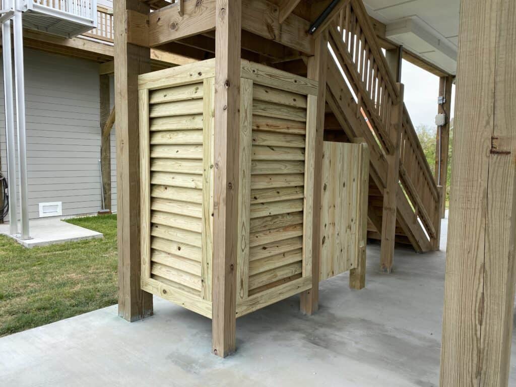 outdoor shower