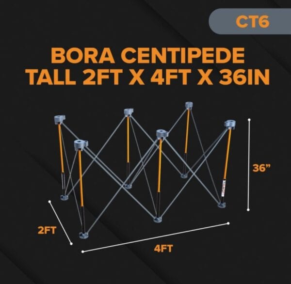 BORA Centipede CT6 36 inch height Portable Work Stand 2ft x 4ft - Image 4