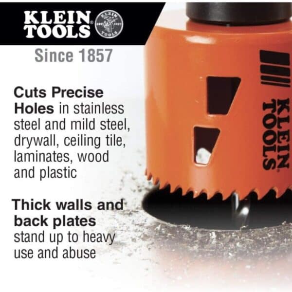 Klein Tools 31958 Bi-Metal Hole Saw