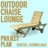Outdoor Chaise Lounge Project Plan