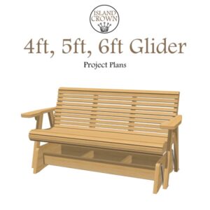 Porch Swing Glider Plans | 4ft, 5ft & 6ft