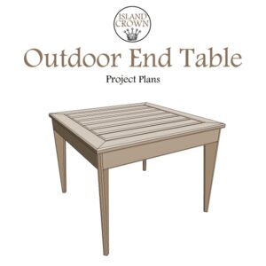 Outdoor End Table Plans