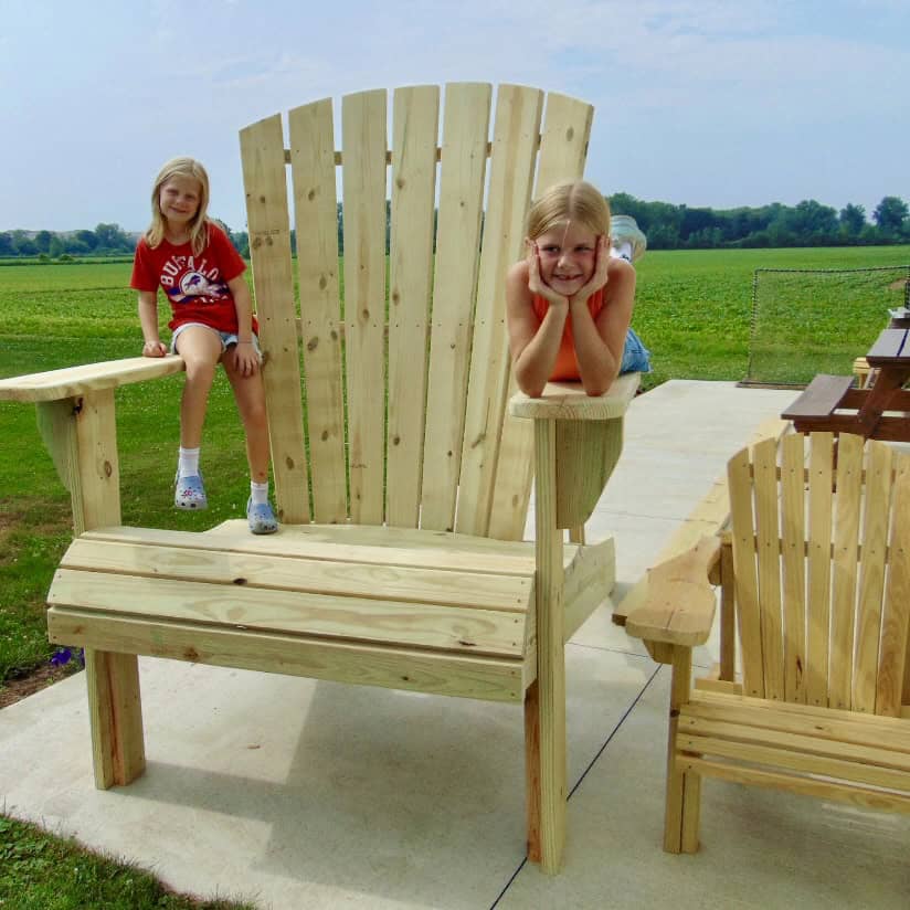 GIANT Adirondack Chair Project Plan Booklet - Free Shipping - Image 2