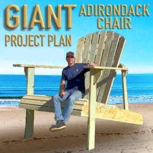 GIANT Adirondack Chair Project Plan Booklet