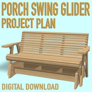 Porch Swing Glider Plans | 4ft, 5ft & 6ft