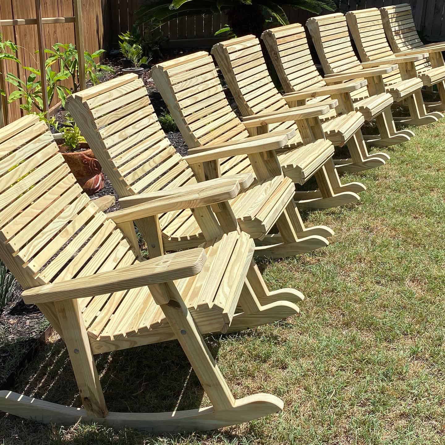 Outdoor Rocking Chair Project Plan with ¼ Inch MDF Templates - Image 7