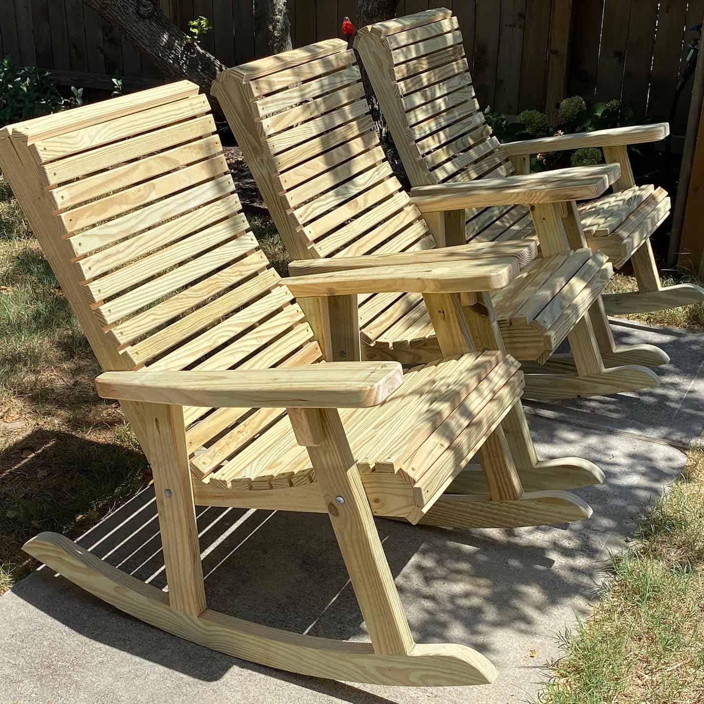 Outdoor Rocking Chair Project Plan with ¼ Inch MDF Templates - Image 9