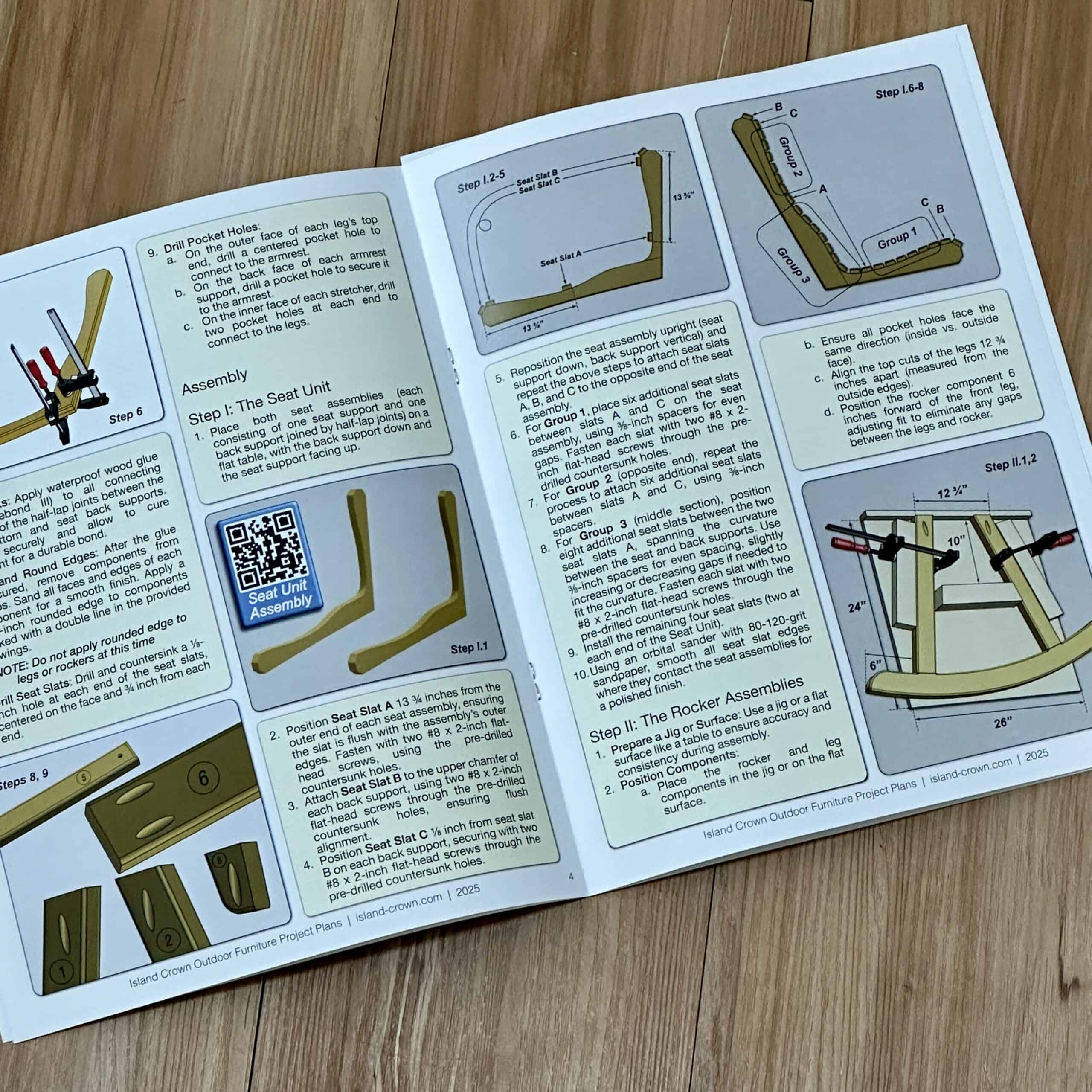 Outdoor Rocking Chair Project Plan with ¼ Inch MDF Templates - Image 3
